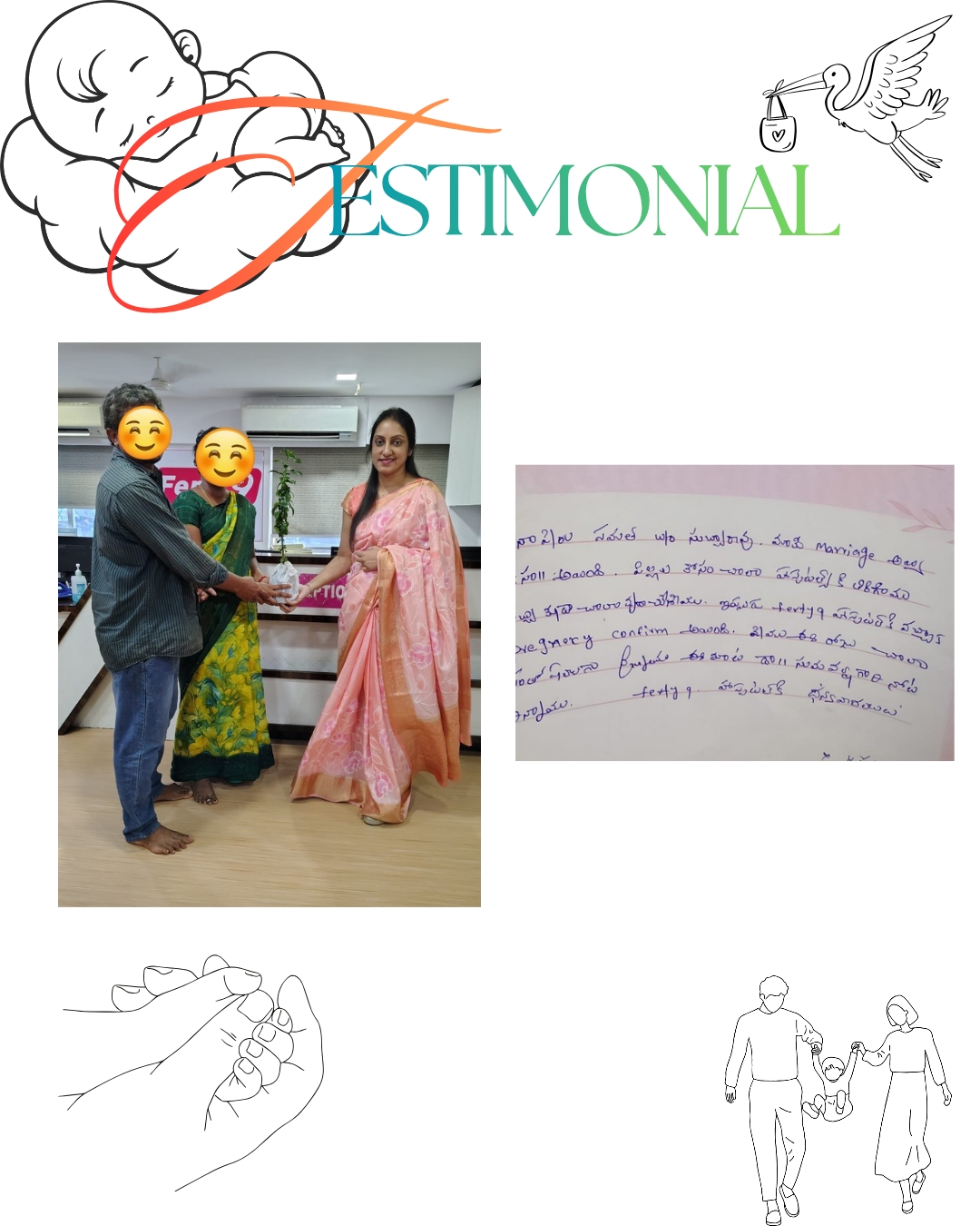It has been around 10 years since our marriage. We visited many hospitals to have a child. After coming to Ferty9 Hospital, my pregnancy was confirmed. Our heartfelt thanks to Dr. Suma Madam and all the staff of Ferty9 Hospital.